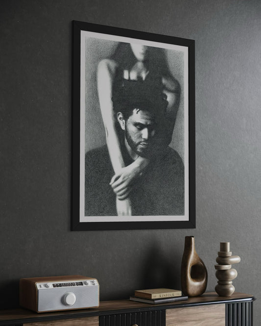 THE WEEKND (Trilogy) Drawing - A3 Print