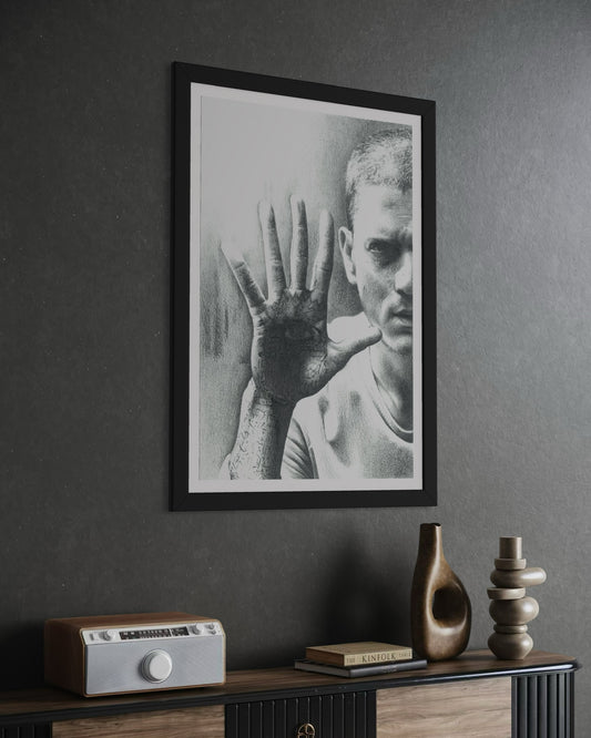 MICHAEL SCOFIELD (Prison Break) Drawing - A3 Print