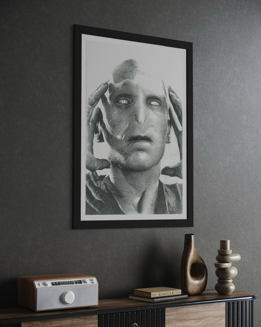 VOLDEMORT (Harry Potter) Drawing - A3 Print