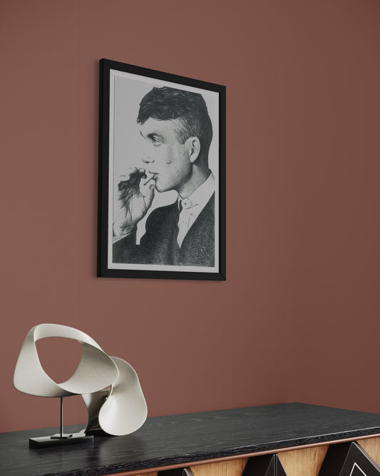 THOMAS SHELBY (Peaky Blinders) Drawing - A4 ORIGINALE