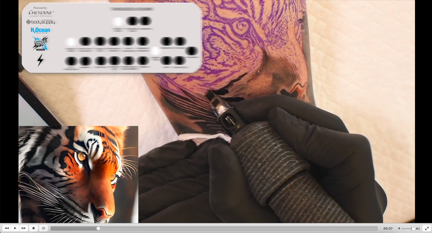Tiger - Color Realism Tattoo Seminar
