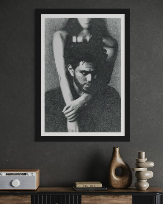 THE WEEKND (Trilogy) Drawing - A3 Print