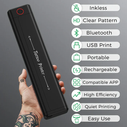 Wireless Tattoo Stencil Printer