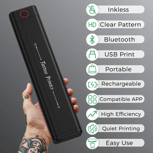 Wireless Tattoo Stencil Printer
